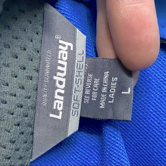 LANDWAY Softshell Whistler Blue Soft Shell Jacket L - Picture 4 of 9